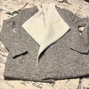 Z Supply Gray and Cream Cozy Cardigan
